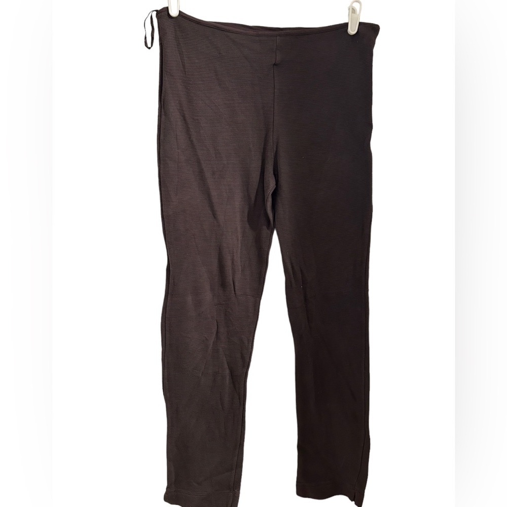 Elemente Clemente Brown Lagenlook Ribbed Trousers size Medium
